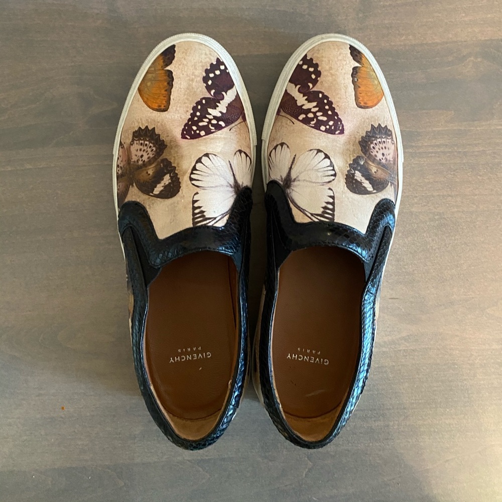 Givenchy butterfly slide on sneakers